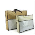 Size Custom Made PVC and Non Woven Home Textile Bags for Pillow and Quilt Packing